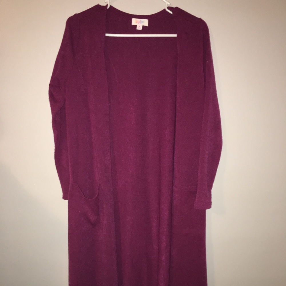 Maroon Lularoe Cardigan
